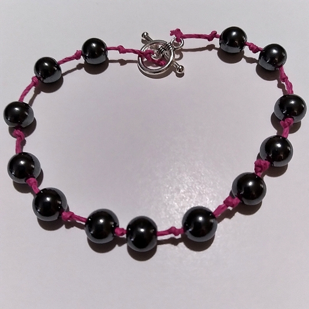 Handmade Hematite Bracelet